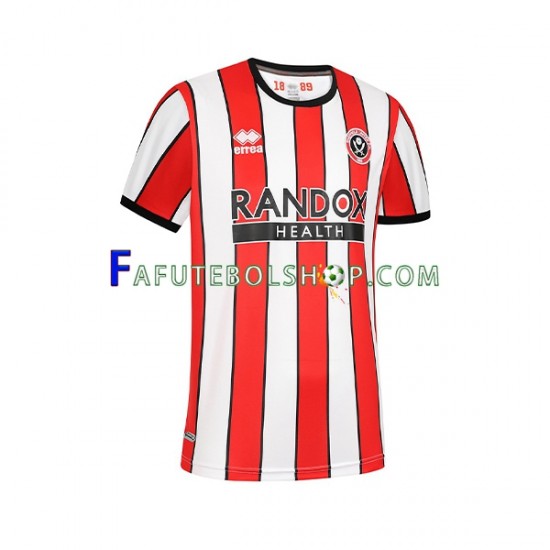 Camisa 1 Sheffield United 2022-2023 manga curta ,Masculino