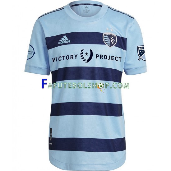 Camisa 1 Sporting Kansas City 2022 manga curta ,Masculino