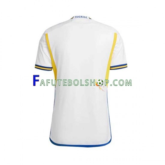 Camisa 2 Suécia 2022 manga curta ,Masculino