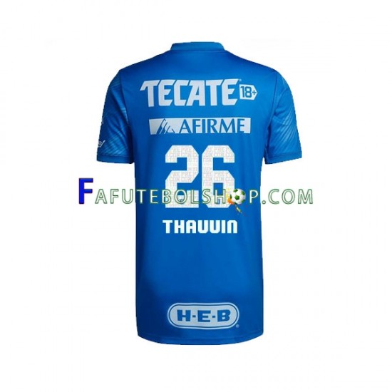 Camisa 2 Tigres UANL Florian Thauvin 26 2022-2023 manga curta ,Masculino