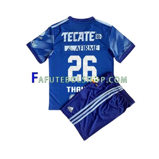 Camisa 2 Tigres UANL Florian Thauvin 26 2022-2023 manga curta ,infantil