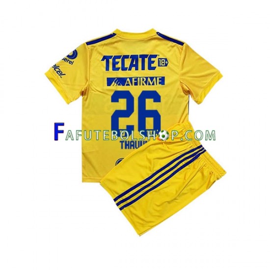 Camisa 1 Tigres UANL Florian Thauvin 26 2022-2023 manga curta ,infantil