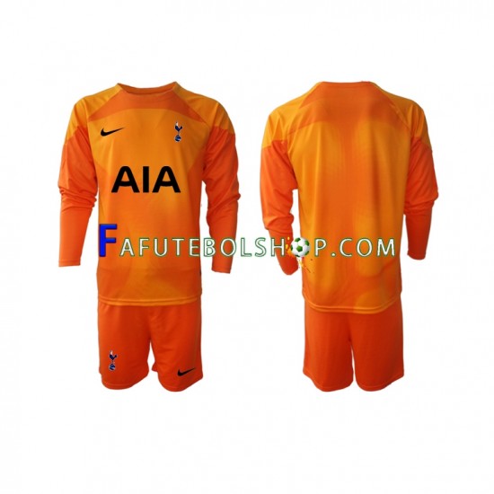 Camisa Goleiro 3 Tottenham Hotspur 2022-2023 manga longa ,infantil