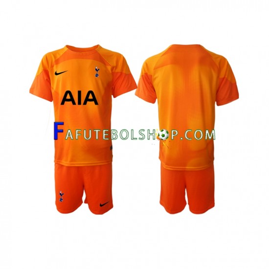 Camisa Goleiro 3 Tottenham Hotspur 2022-2023 manga curta ,infantil