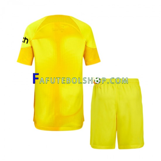 Camisa Goleiro 1 Tottenham Hotspur 2022-2023 manga curta ,infantil