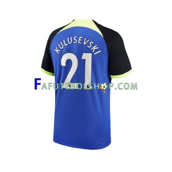 Camisa 2 Tottenham Hotspur Kulusevski 21 2022-2023 manga curta ,Masculino