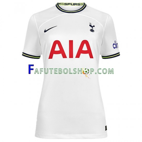 Camisa 1 Tottenham Hotspur 2022-2023 manga curta ,Feminino