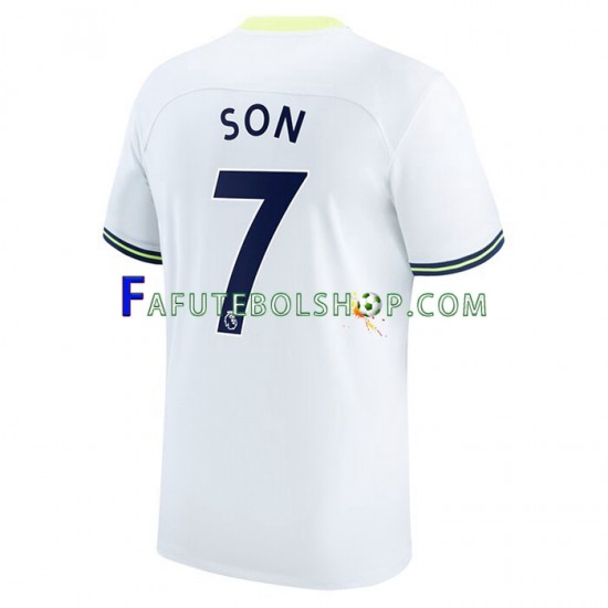 Camisa 1 Tottenham Hotspur Son Heung-min 7 2022-2023 manga curta ,Masculino