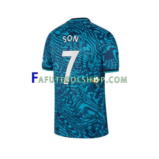 Camisa 3 Tottenham Hotspur Son Heung-min 7 2022-2023 manga curta ,Masculino