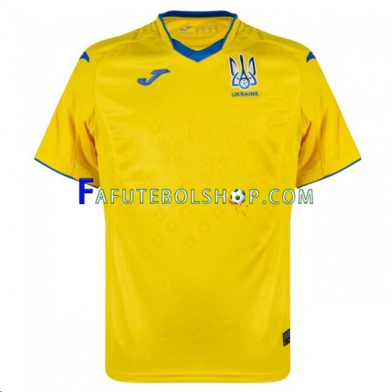 Camisa 1 Ucrânia 2020-2021 manga curta ,Masculino