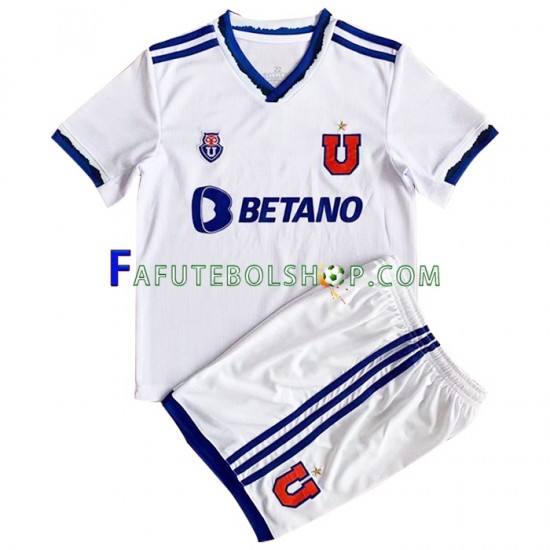 Camisa 2 Universidad de Chile 2022 manga curta ,infantil