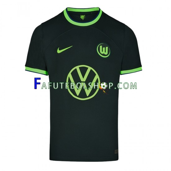 Camisa 2 VfL Wolfsburg 2022-2023 manga curta ,Masculino