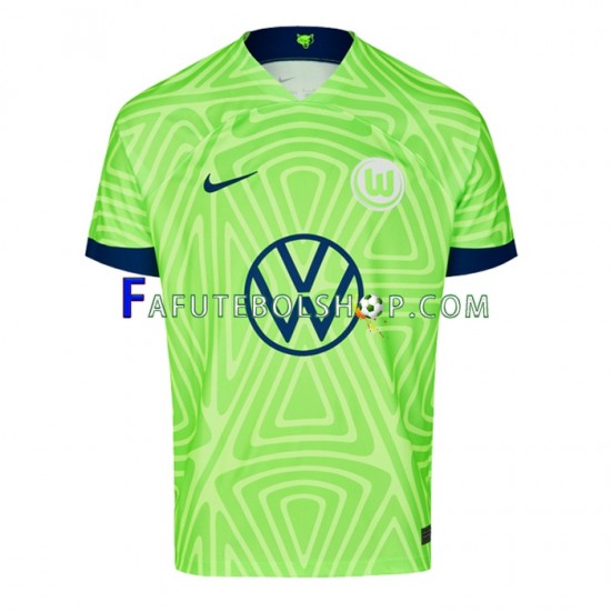 Camisa 1 VfL Wolfsburg 2022-2023 manga curta ,Masculino