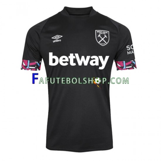 Camisa 2 West Ham United 2022-2023 manga curta ,Masculino