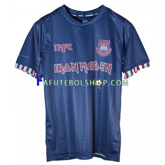 Camisa 2 West Ham United Iron Maiden manga curta ,Masculino