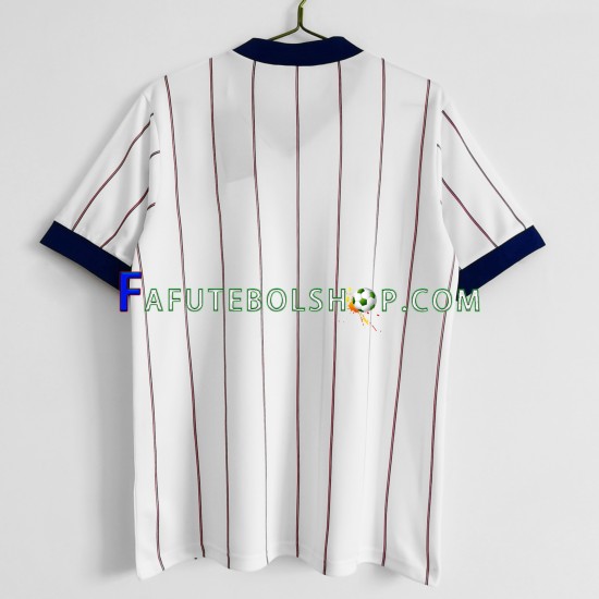 Camisa 2 Wolverhampton Wanderers 1982-1983 Retrô manga curta ,Masculino