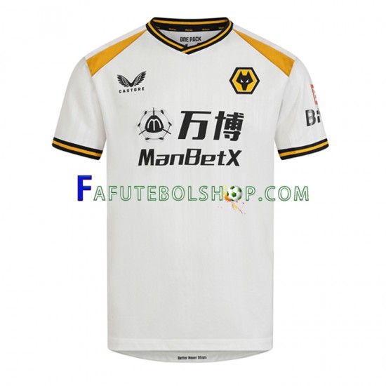 Camisa 3 Wolverhampton Wanderers 2022-2023 manga curta ,Masculino